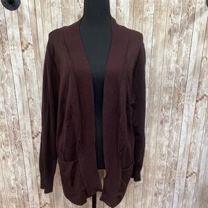 Cielo Brown Knit Cardigan Sweater